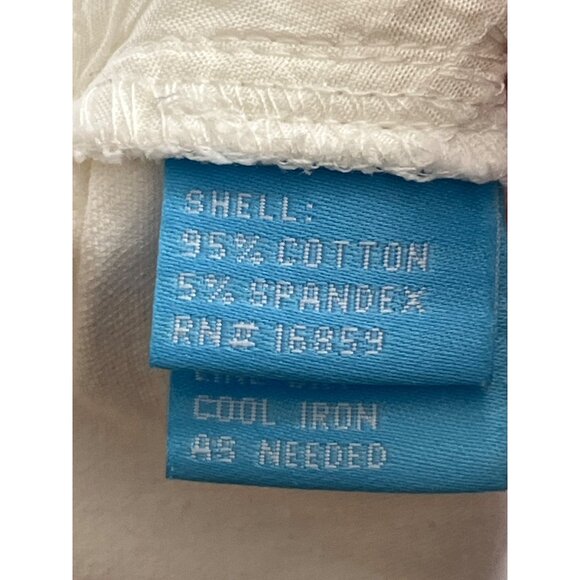 J McLaughlin Cotton Blend Slim Leg Lexi Jeans White 5 Pocket‎ Stretch Size 0 - Picture 7 of 8